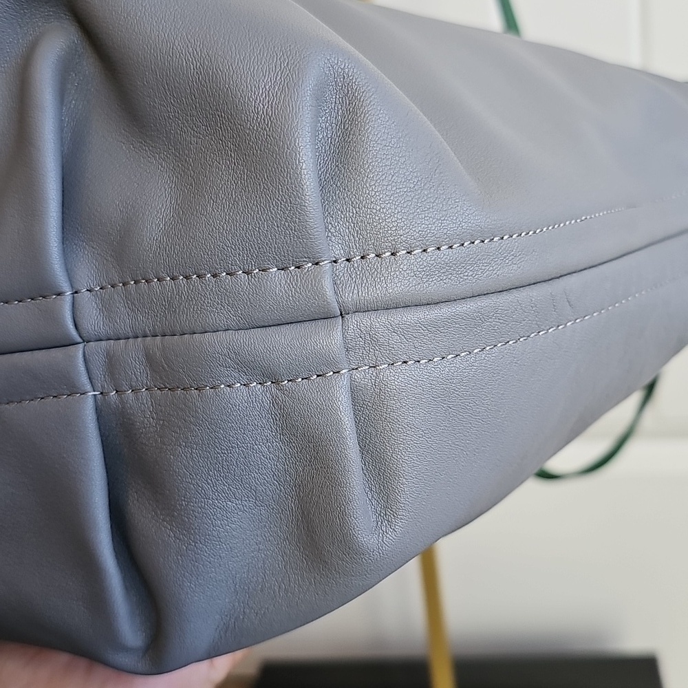 Coach 2020 Bea Tote In Colorblock Green And Gray Like New! - Picture 8 of 15